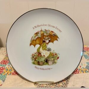 Holly Hobbie Mothers Day Plate 1970s
